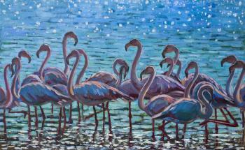 Pink Birds. Semenov Andrey