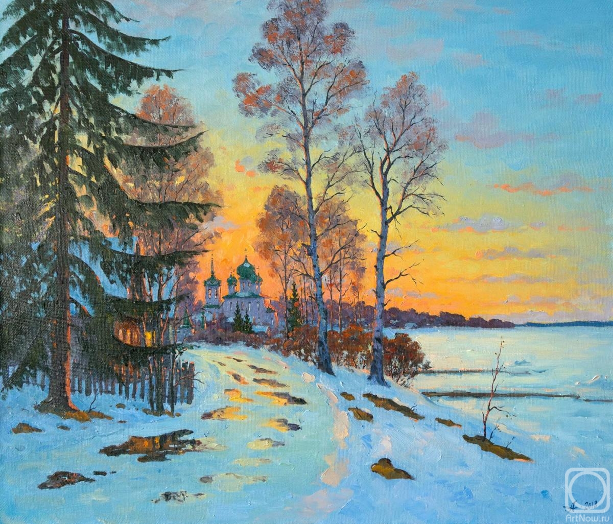 Alexandrovsky Alexander. March in Old Ladoga