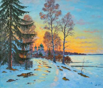 March in Old Ladoga. Alexandrovsky Alexander