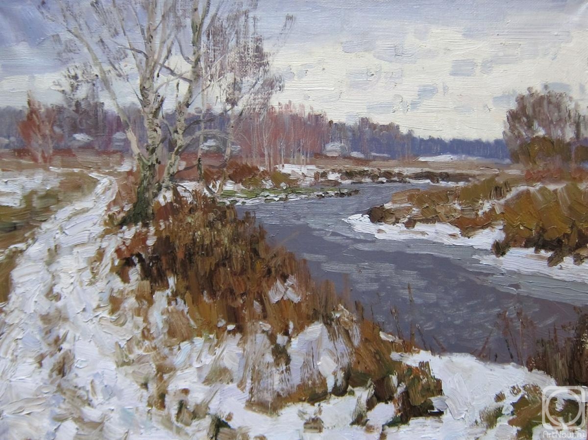 Chertov Sergey. Klyazma in winter (etude)