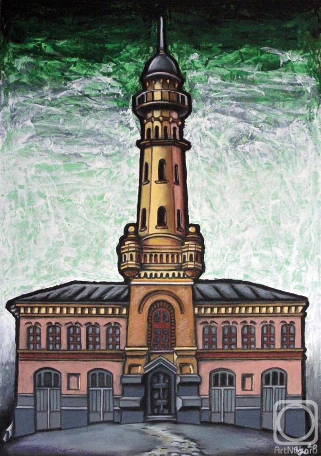 Tzarevsky Yury. Fire tower in Sokolniki