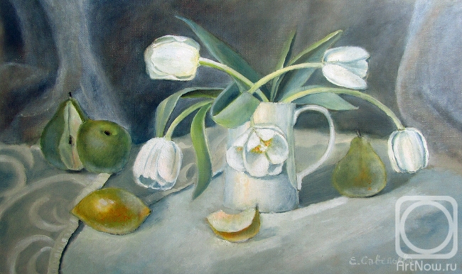 Savelyeva Elena. White Tulip