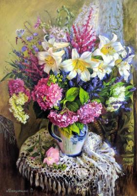 Summer garden fragrance (Lavender Bouquet). Manukhina Olga