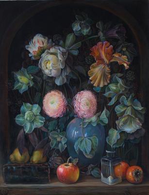 Flowers and fruits. Sergeev Sergey