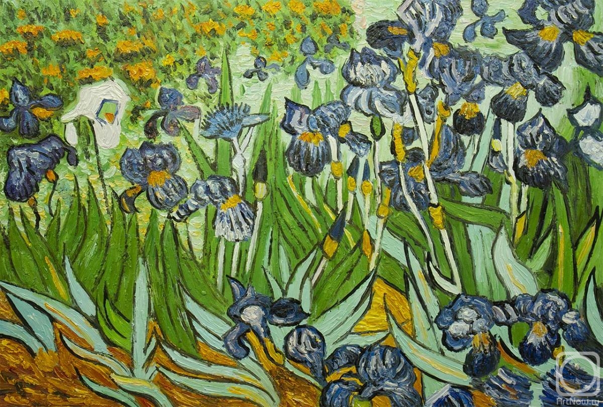 Vlodarchik Andjei. Copy of van Gogh. Irises