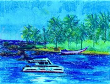Phu Quoc island. Boat