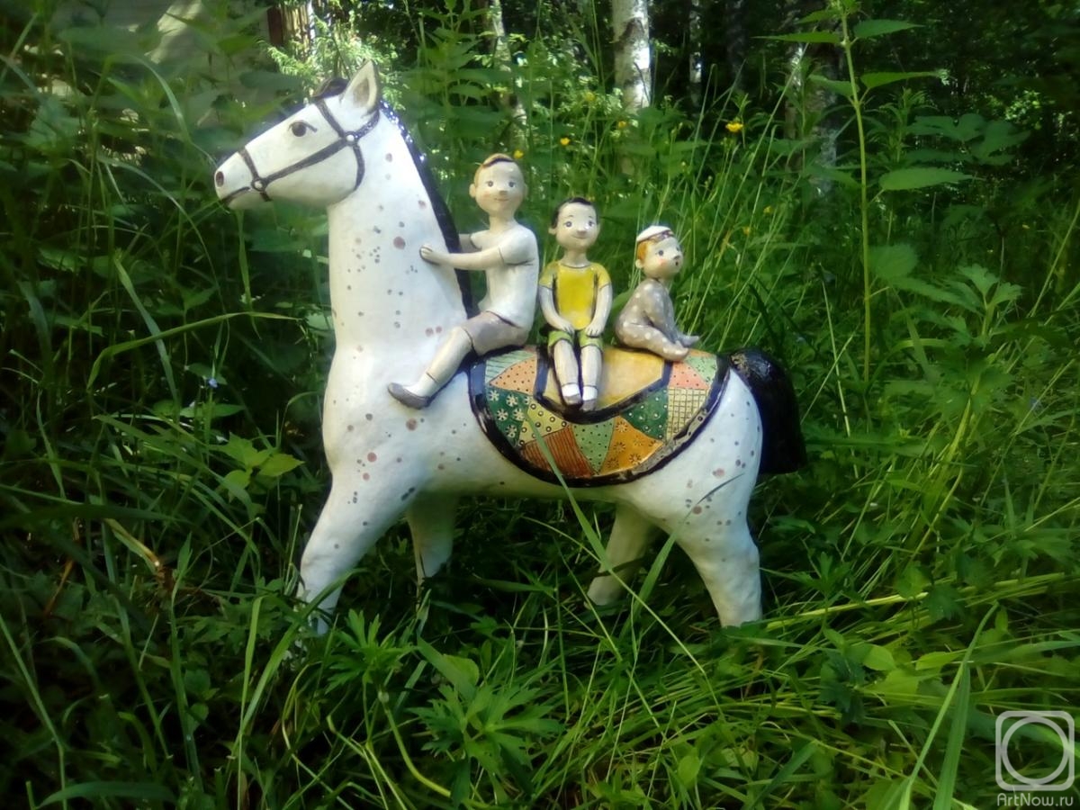 Kuznetsova Margarita. Horse ride