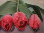 Fomina Lyudmila. Three tulips