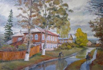 Painting From the series "Borovsk". Drizzling.... Homyakov Aleksey