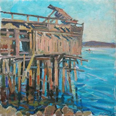 Old fishing shed. Zhukova Juliya