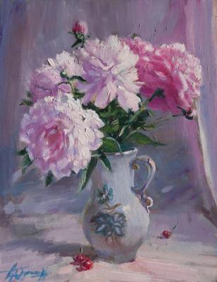 Peonies in a vase. Yurgin Alexander