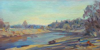 Morning on the Ugra River (The River Ugra). Zhlabovich Anatoly