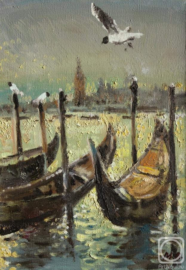Kremer Mark. Venice, seagulls