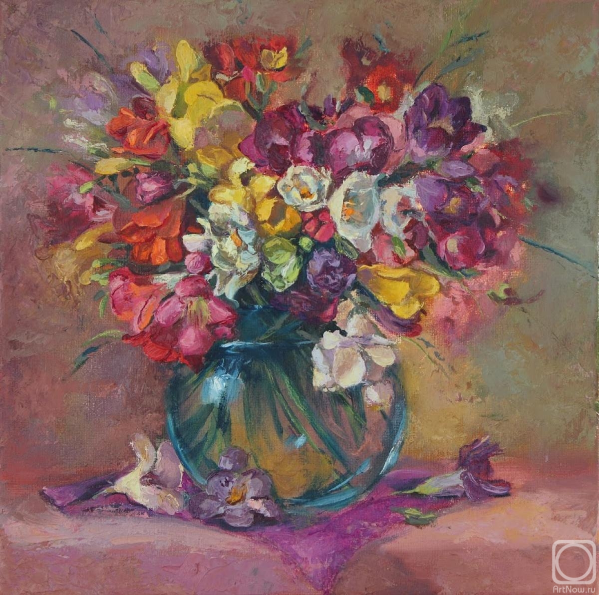 Vaitsekhovich Aksana. Bright bouquet