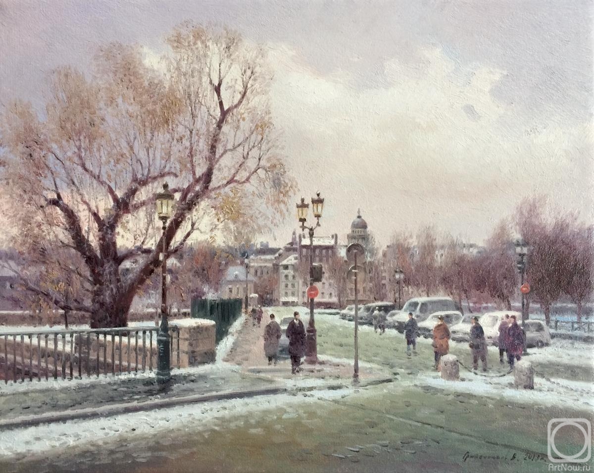 Gribennikov Vasily. Winter. Paris