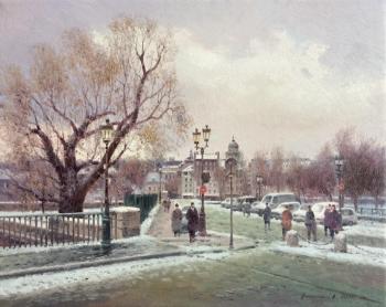 Winter. Paris (The Romance Of The City). Gribennikov Vasily