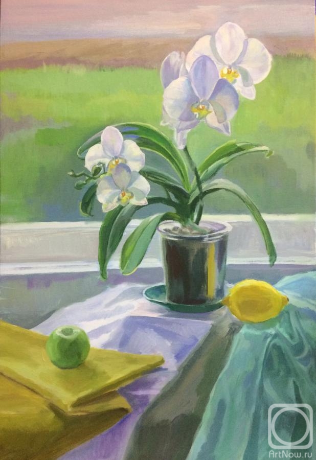Tsebenko Natalia. spring orchid