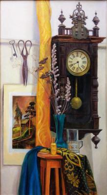 Old clock or gold time running out