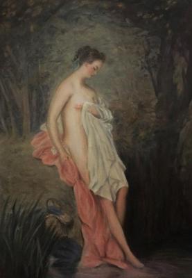 Bather. Copy of Charles Joshua Chaplin (Young Girl Nude). Fomina Lyudmila
