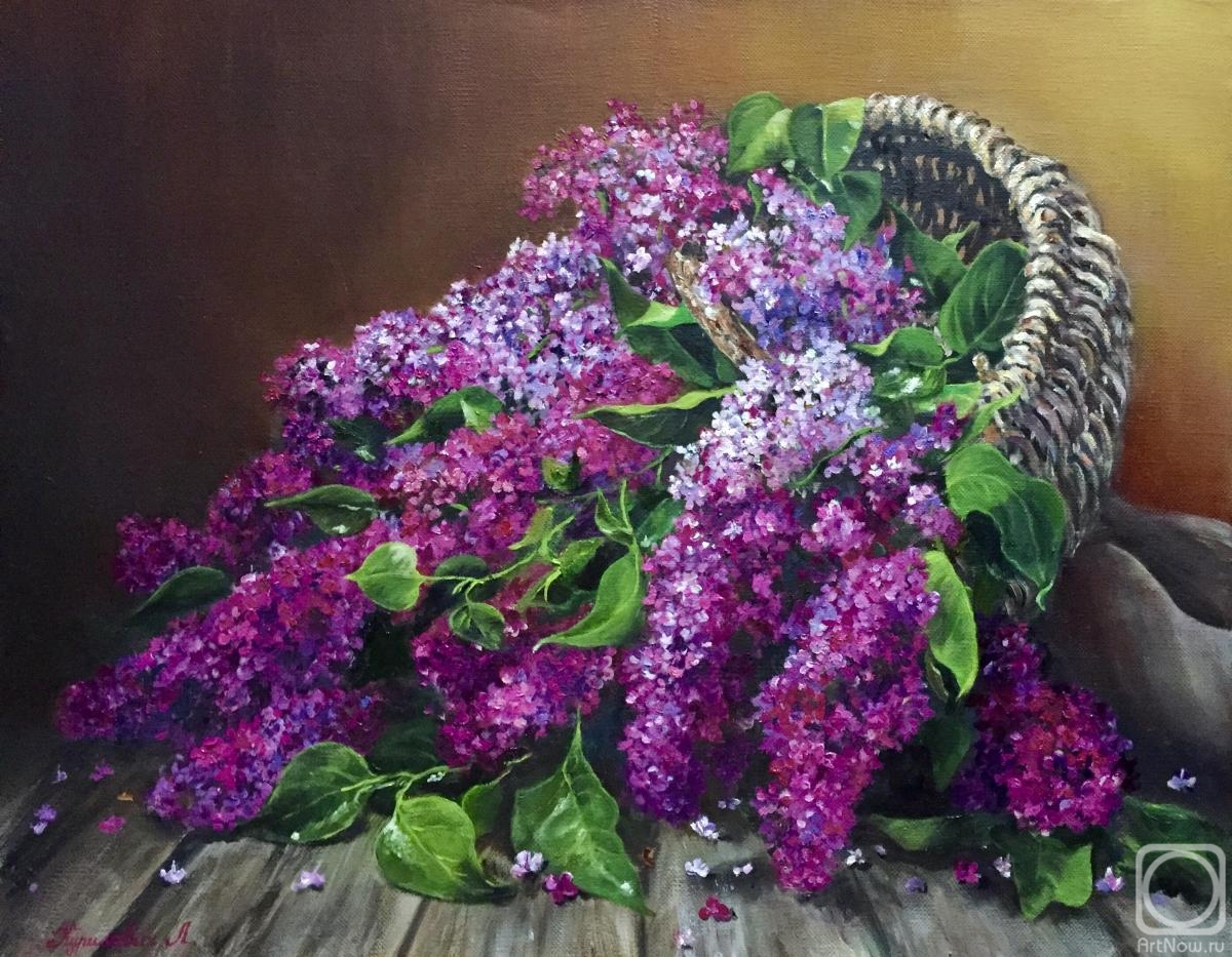 Kurilovich Liudmila. Still life with lilac