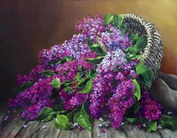 Still life with lilac (Multi-Layer Painting). Kurilovich Liudmila