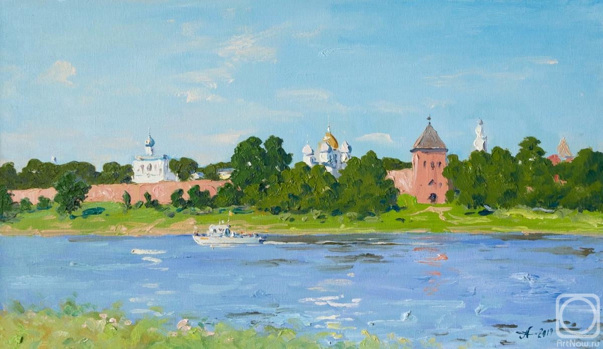Alexandrovsky Alexander. Novgorod, Volkhov