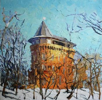 Tower in winter (). Rudnik Mihkail