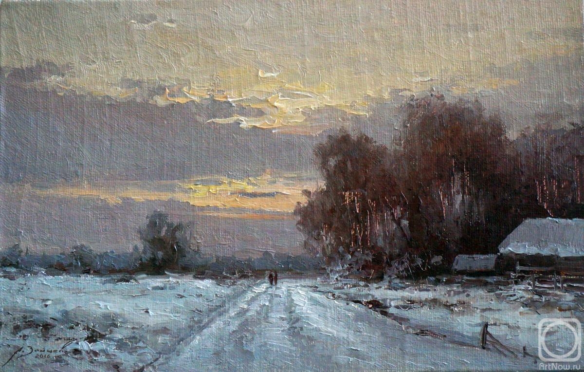 Zaitsev Aleksandr. winter evening