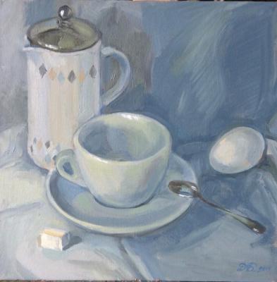 Blue still life (the twilight) (The Spoon). Budaeva Darima