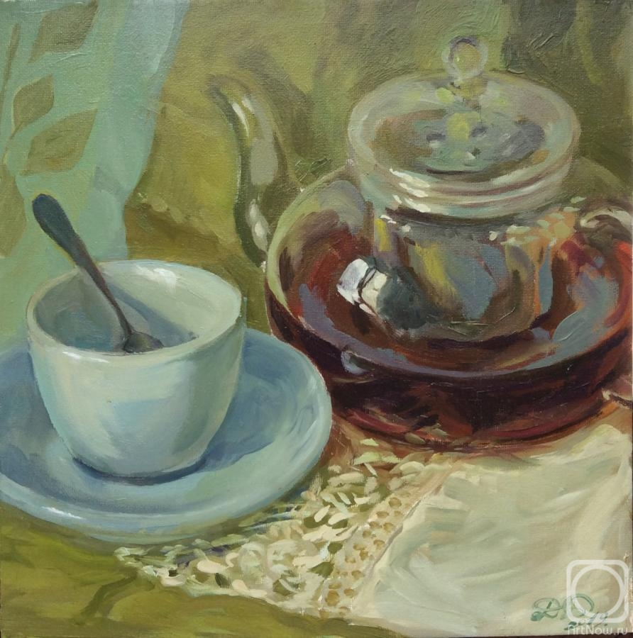 Budaeva Darima. Morning tea