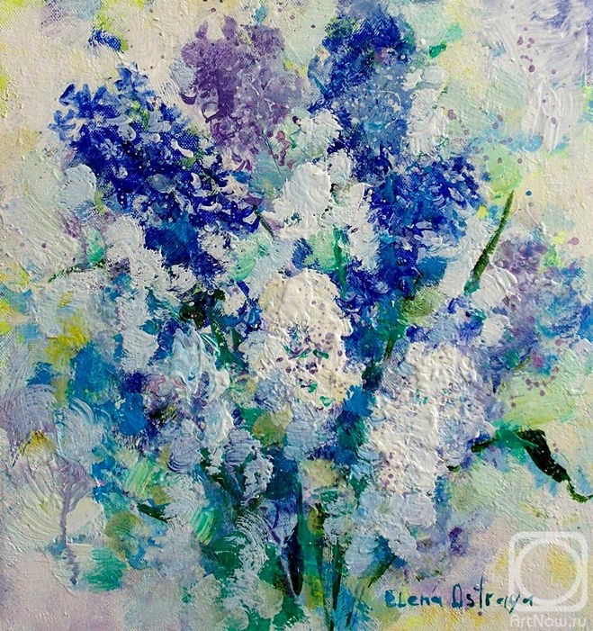 Ostraya Elena. Spring blue