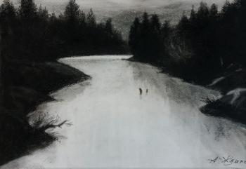 Frozen pond (). Zhdanov Alexander
