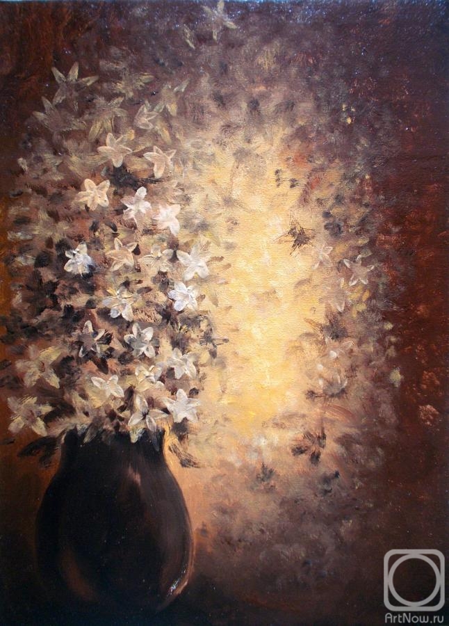 Abaimov Vladimir. Flowers in brown Tones
