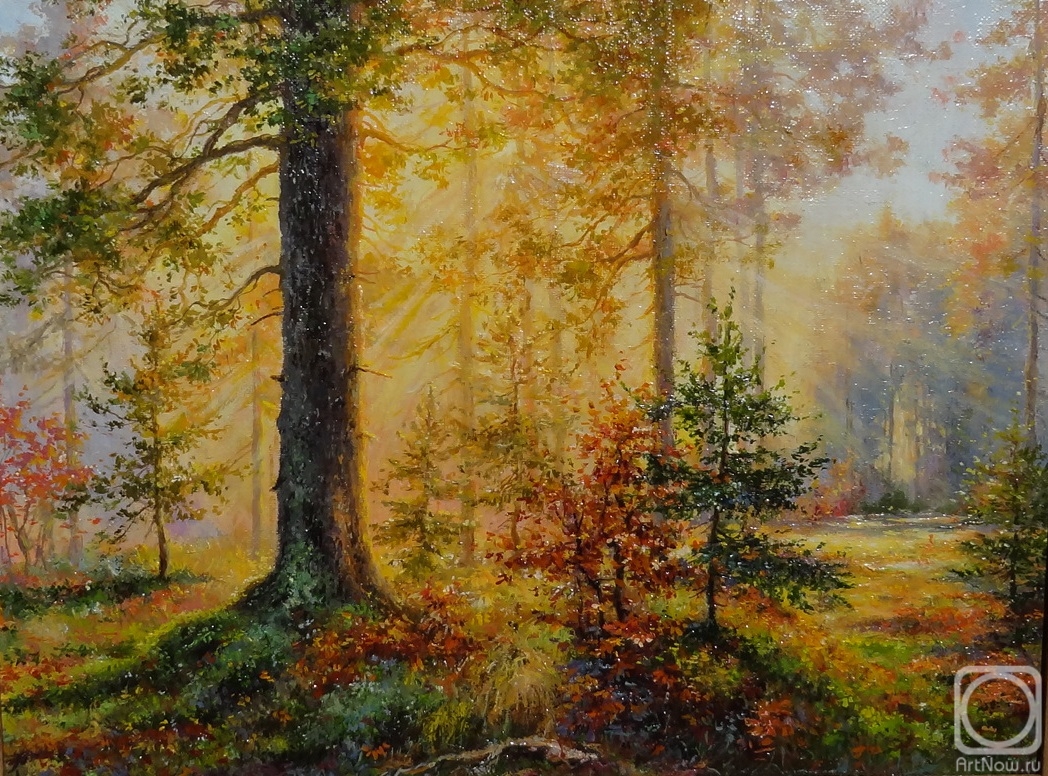 Borisova Irina. Autumn morning in the forest