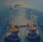 Panina Kira. Coffee and the sea