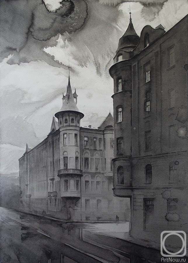 Eldeukov Oleg. Apartment building A. Yu. Keibel on Bolshaya Zelenina