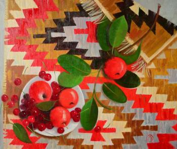 Apples and cherry. Kniazeva Maria