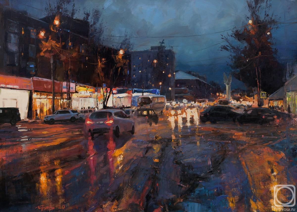 Burtsev Evgeny. Night city lights