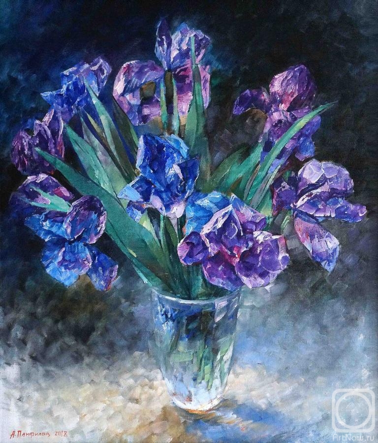 Panfilov Aleksei. Bouquet of Amethyst Irises