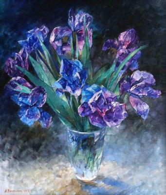Bouquet of Amethyst Irises. Panfilov Aleksei
