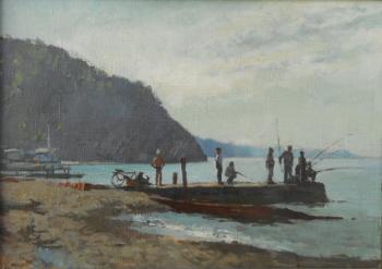 Fishermen. Arkhipo-Osipovka. Saprunov Sergey