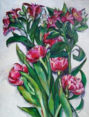 Spring mood (Curtin Flowers). Veselkova Olga