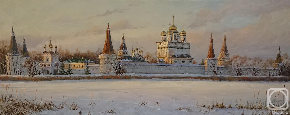 Andrushin Arsenij. Teryaevo, Joseph-Volotsky Monastery, winter evening