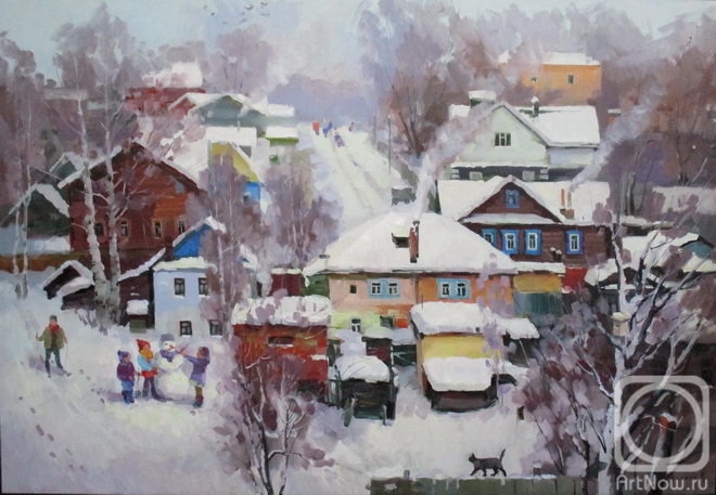 Bilyaev Roman. Winter in Prostokvashino