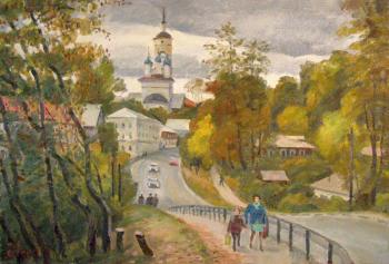 Painting From the series "Borovsk". Not far from the center. Homyakov Aleksey