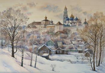 Sergiev Posad (Watercolors Of Natalya Rubacheva). Rubacheva Natalia