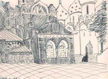 Sergiev Posad. Trinity Cathedral (1422-1423). Filiykov Alexander