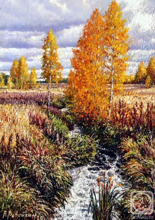 Vaveykin Viktor. Autumn river