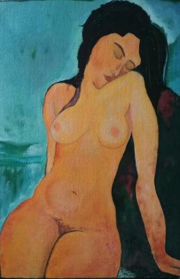 Sitting Nude ( ). Klenov Andrei