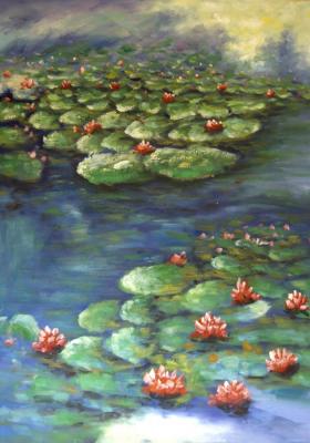Water lilies (At Water). Smorodinov Ruslan